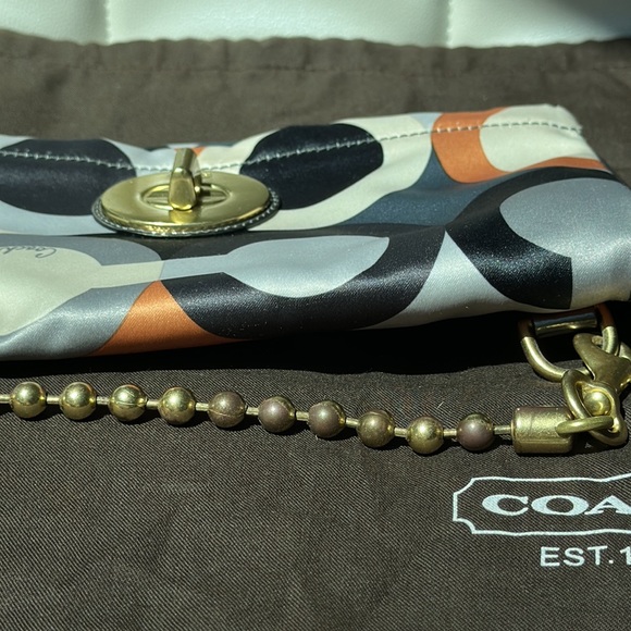 Coach Amanda fold over clutch purse bag shoulder bag. - Picture 7 of 10